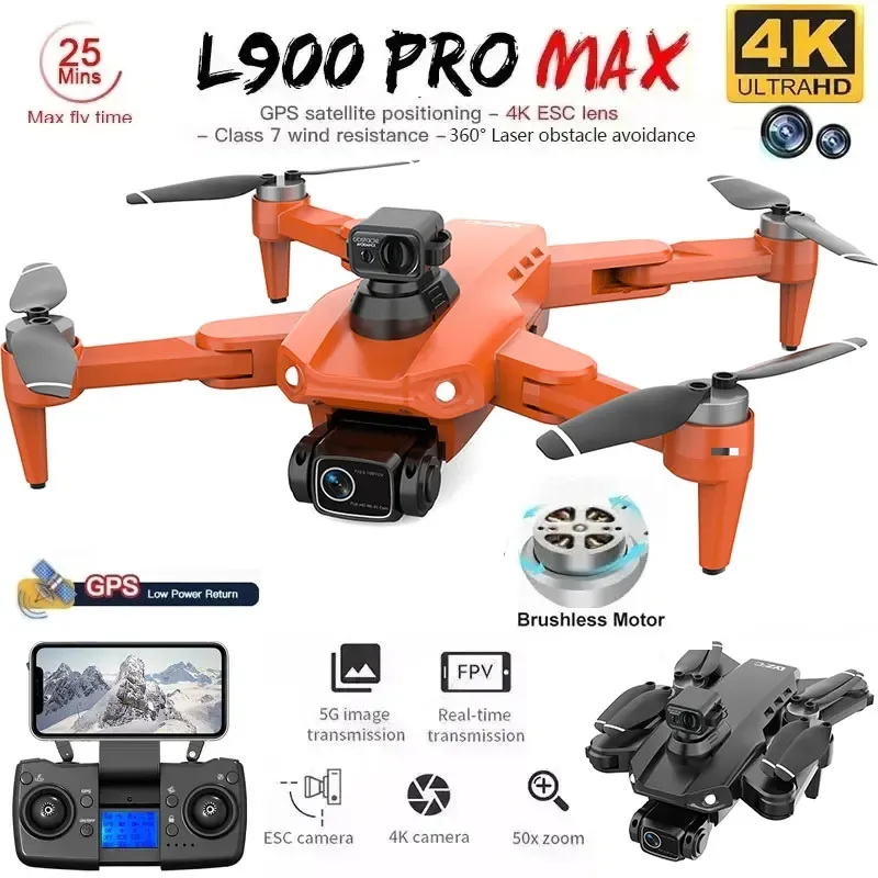 Drone Photogrammetry - L900 Pro MAX GPS Drone 4K