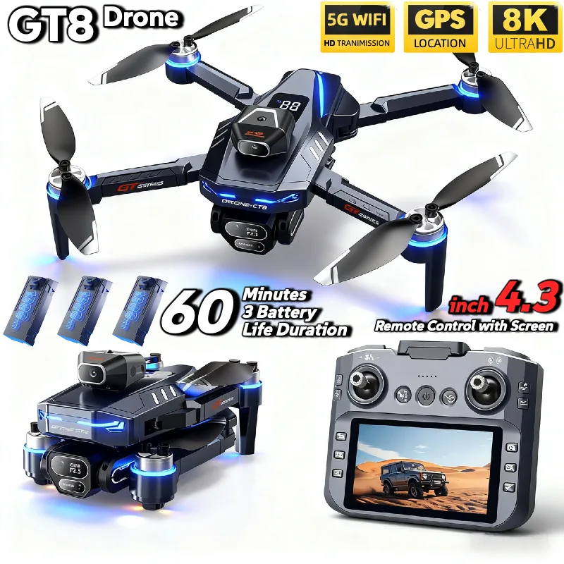 Drone Multispectral - طائرة بدون طيار GT8 أصلية بكاميرا