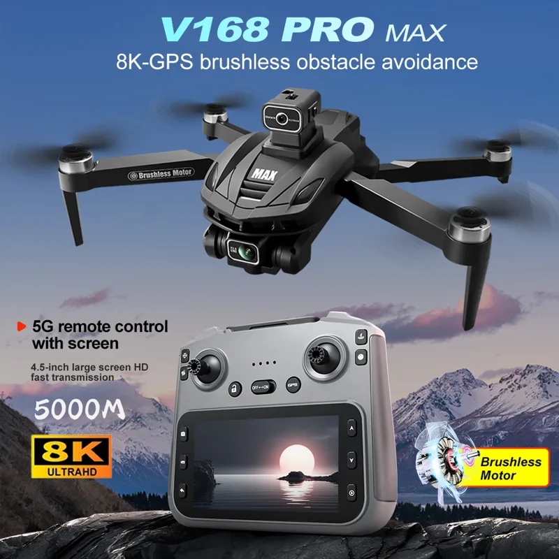 Drone Photogrammetry - V168 PRO Max GPS Drone 8K