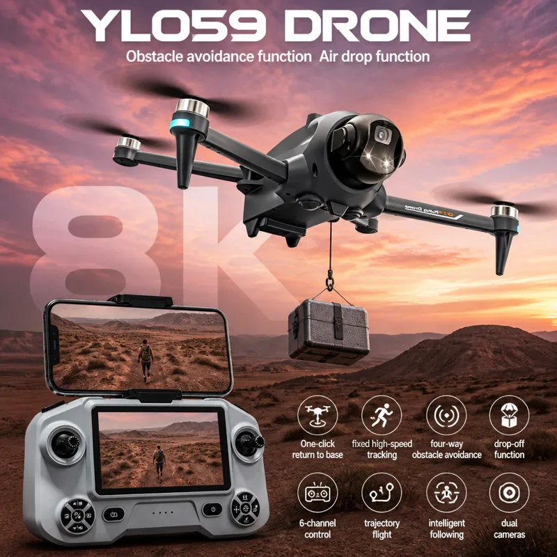 Drone Surveying - طائرة بدون طيار Potensic مع نظام