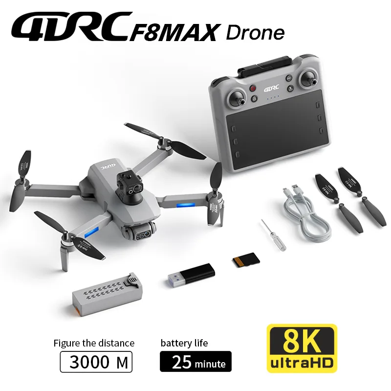 Drone Photogrammetry - F8 MAX GPS الطائرة بدون طيار