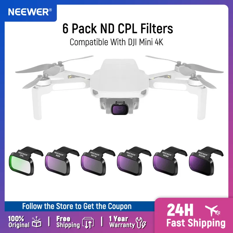 Drone Ndvi - NEEWER 6 عبوات ND CPL مرشحات