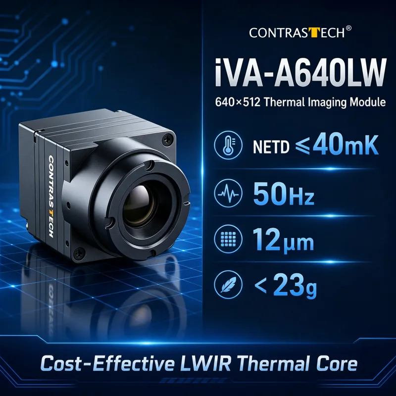Drone Thermal Imaging - وحدة تصوير حراري LWIR بدقة 640×512،