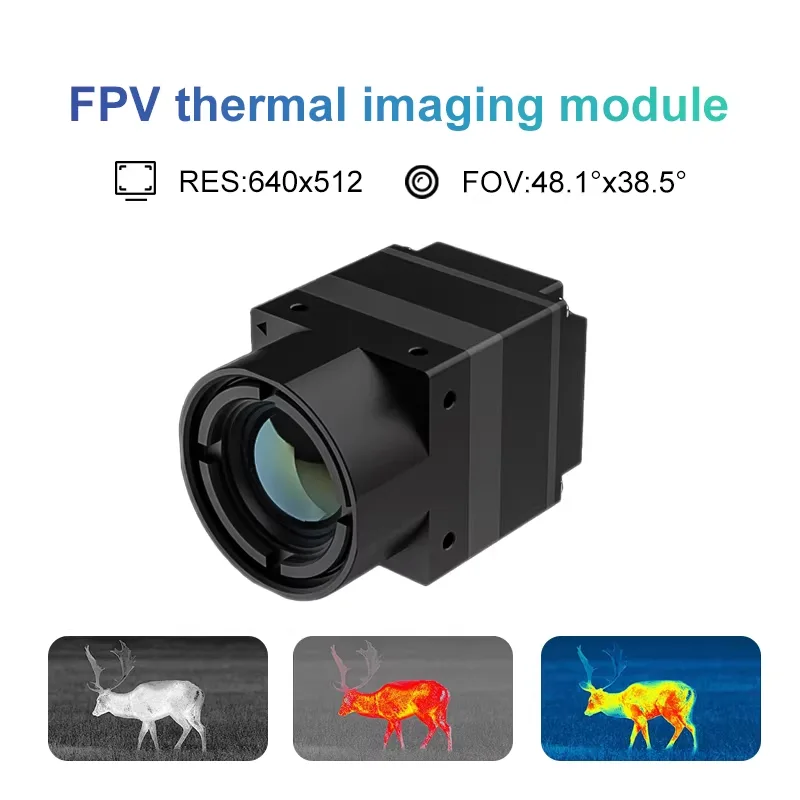 Drone Thermal Imaging - كاميرا حرارية FPV بواجهة CVBS بدقة