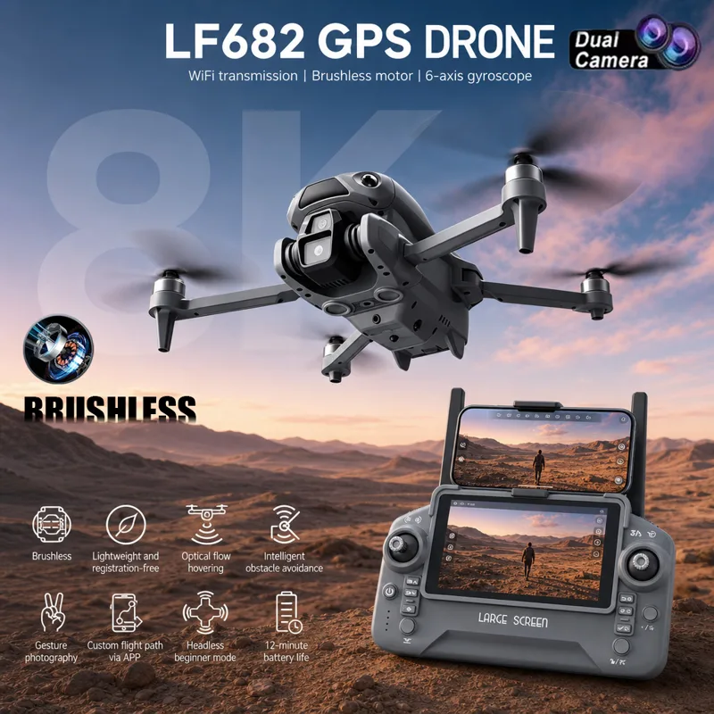Drone Photogrammetry - طائرة بدون طيار LF682 جديدة بكاميرا
