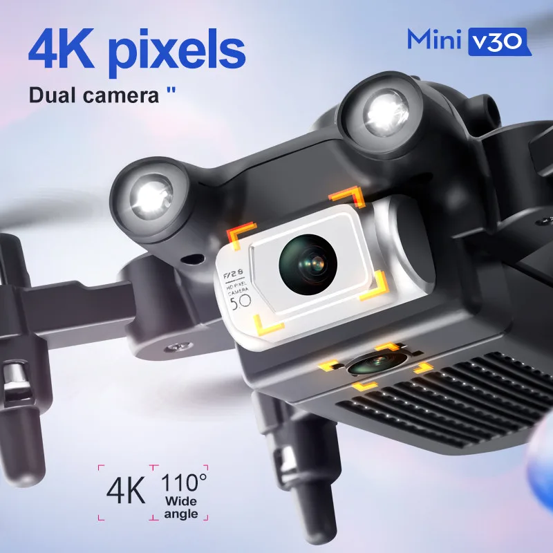 طائرة بدون طيار صغيرة V30 WiFi - مراجعة Drone Cinematic وسعره