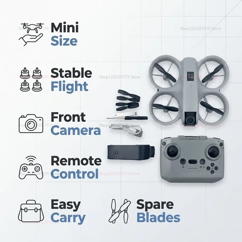 طائرة بدون طيار صغيرة مع كامير - مراجعة Drone Video Production وسعره