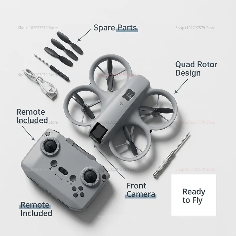 طائرة بدون طيار صغيرة مع كامير - مراجعة Drone Video Production وسعره