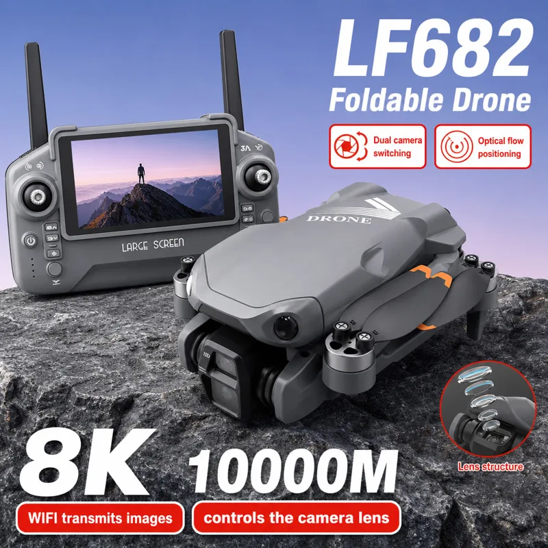 طائرة بدون طيار LF682 للتصوير  - مراجعة Drone Photogrammetry وسعره