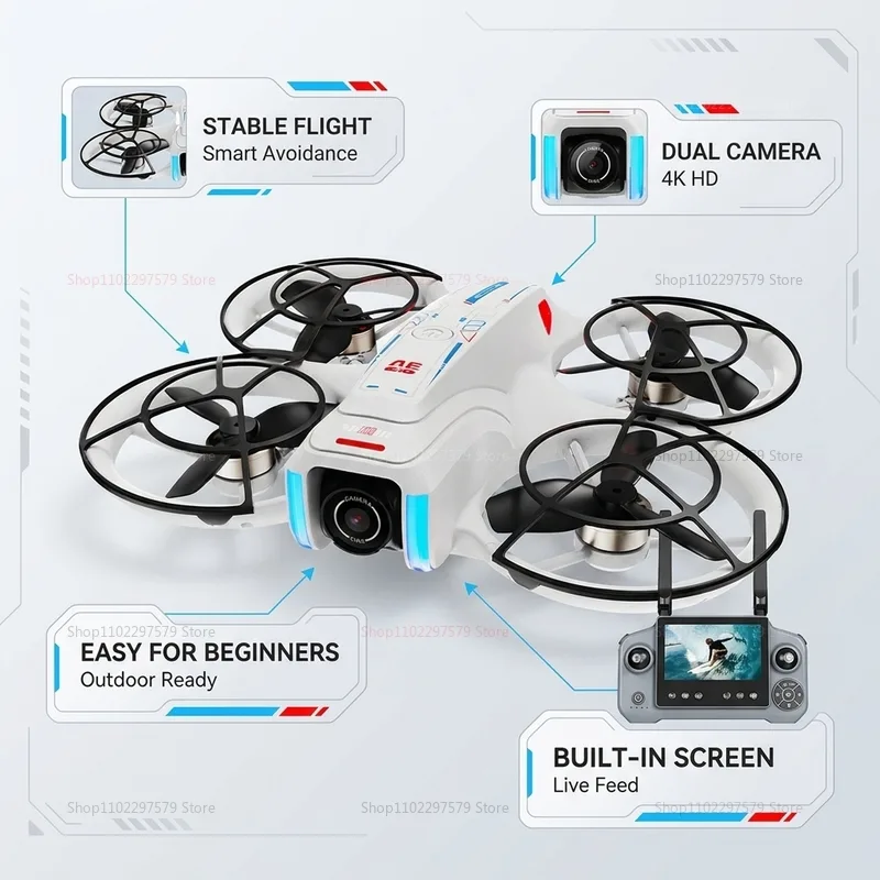 طائرة بدون طيار AE21 GPS جديدة - مراجعة Drone Photogrammetry وسعره
