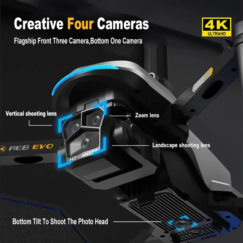 طائرة بدون طيار AE8 EVO احتراف - مراجعة Drone Photogrammetry وسعره