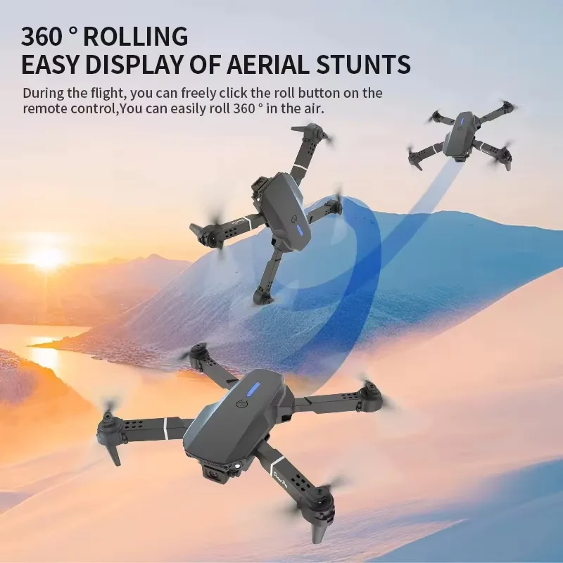 2026 جديد الأصلي E88 الهواء مع - مراجعة Drone Video Production وسعره