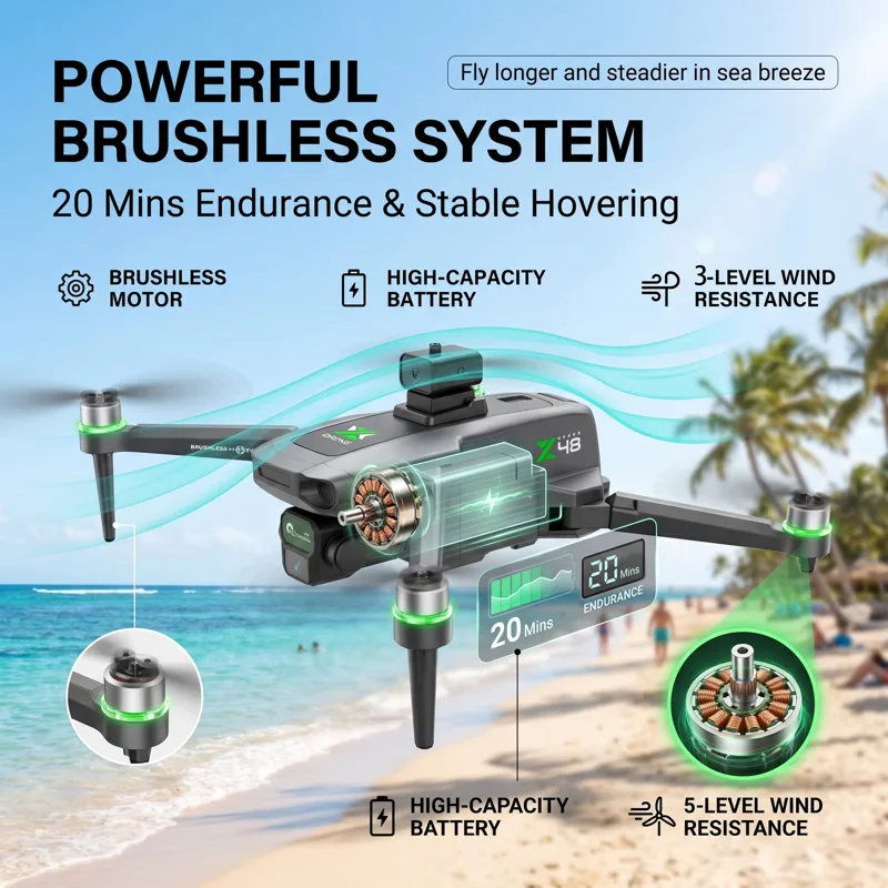 طائرة بدون طيار ZH8 جديدة لعام - مراجعة Drone Multispectral وسعره